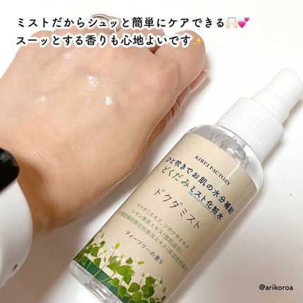 どくだみミスト化粧水/KIREI FACTORY/ミスト状化粧水を使ったクチコミ(3枚目)