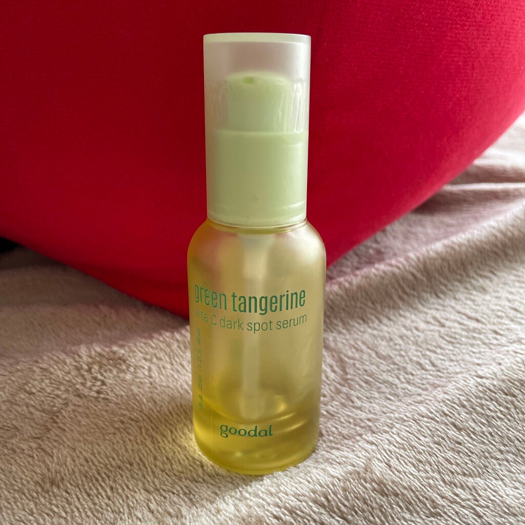 グリーンタンジェリン ビタC ダークスポットケアセラム/goodal/美容液を使ったクチコミ(2枚目)