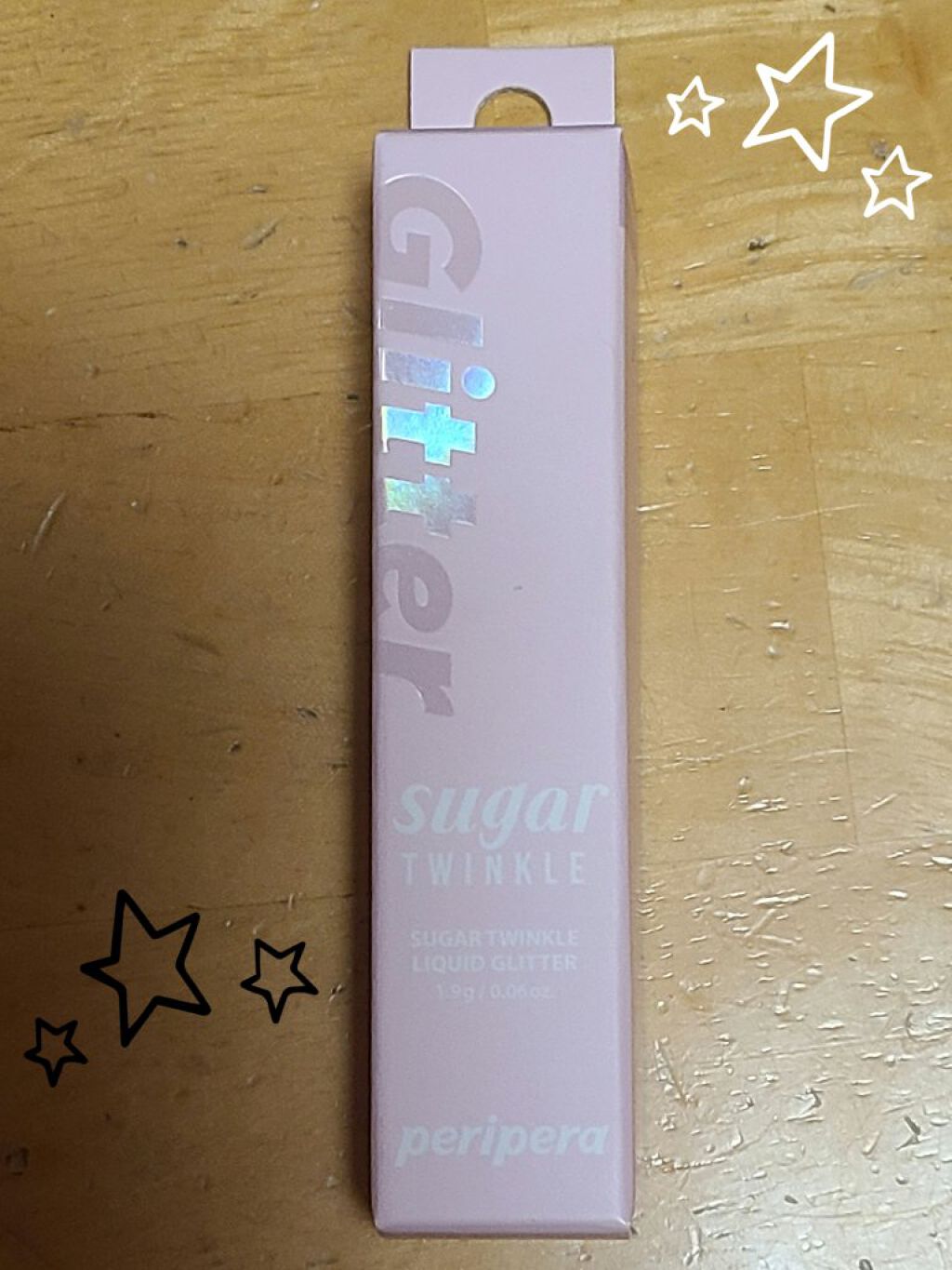 シュガー トゥインクル リキッド グリッター/PERIPERA/グリッターを使ったクチコミ（1枚目）