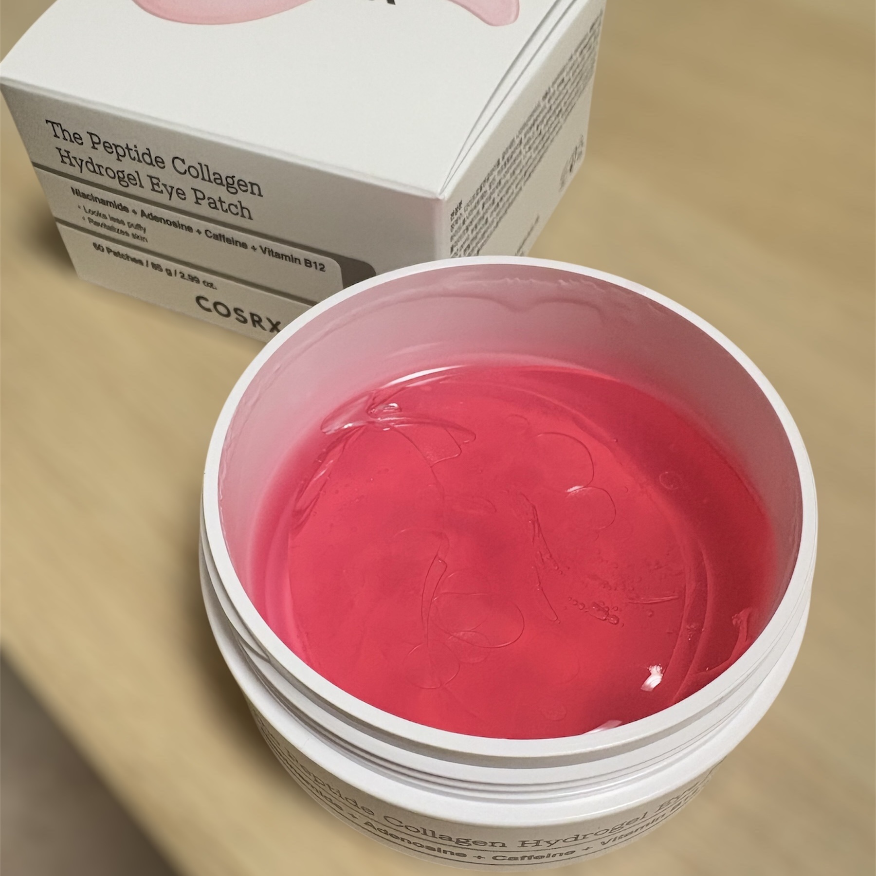 RXザ・ペプチドコラーゲン ハイドロゲルアイパッチ/COSRX/アイケア・アイクリームを使ったクチコミ（2枚目）