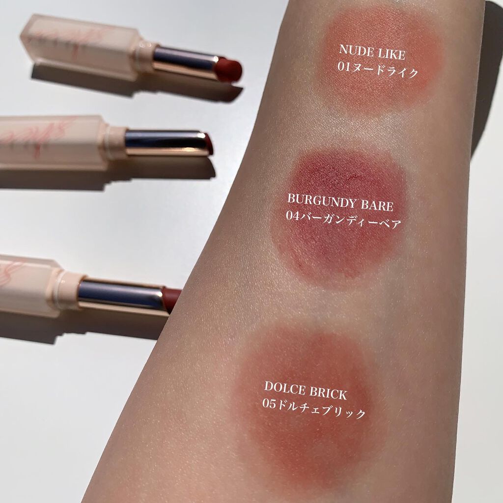  メルティング シアー マット バーム/CLIO/口紅を使ったクチコミ（3枚目）