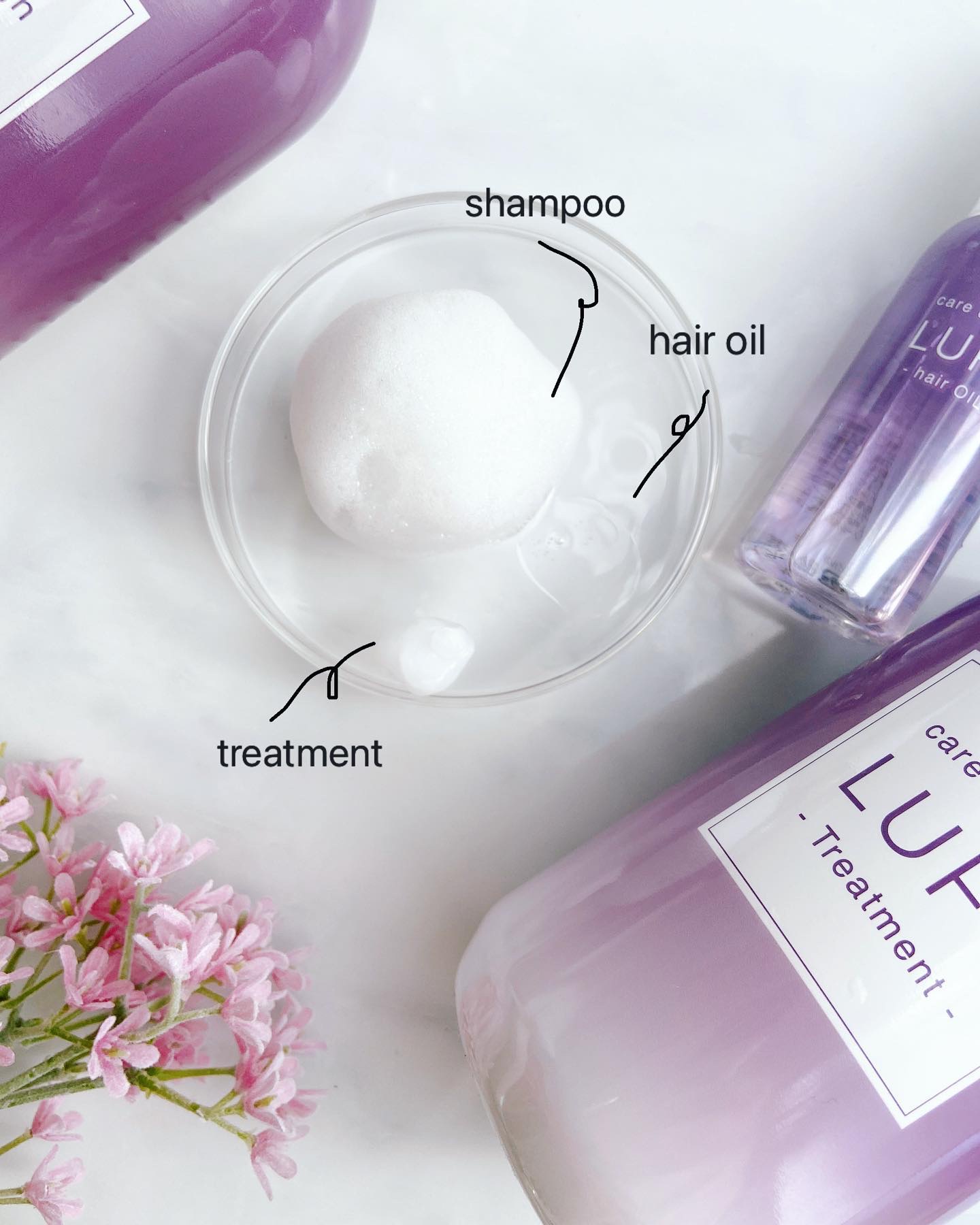 ケア＆デザインシャンプーD／トリートメントD シャンプー 500ml/LUFT/市販シャンプーを使ったクチコミ（2枚目）