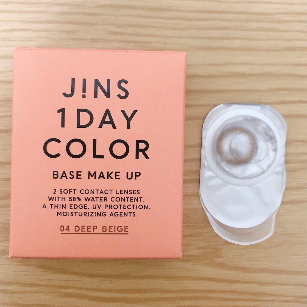 JINS1DAYCOLOR/JINS/ワンデー(1DAY)カラコンを使ったクチコミ(4枚目)