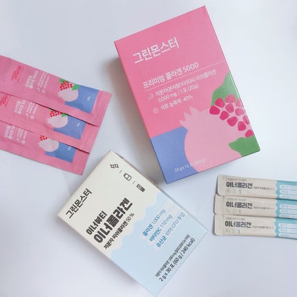 インナービューティーインナーコラーゲン/グリーンモンスター/食品を使ったクチコミ(1枚目)