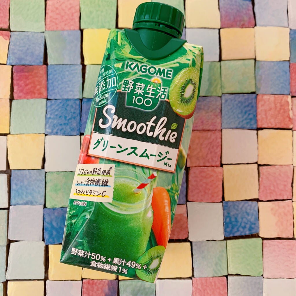 野菜生活100 Smoothie グリーンスムージー/野菜生活100/スムージーを使ったクチコミ(1枚目)