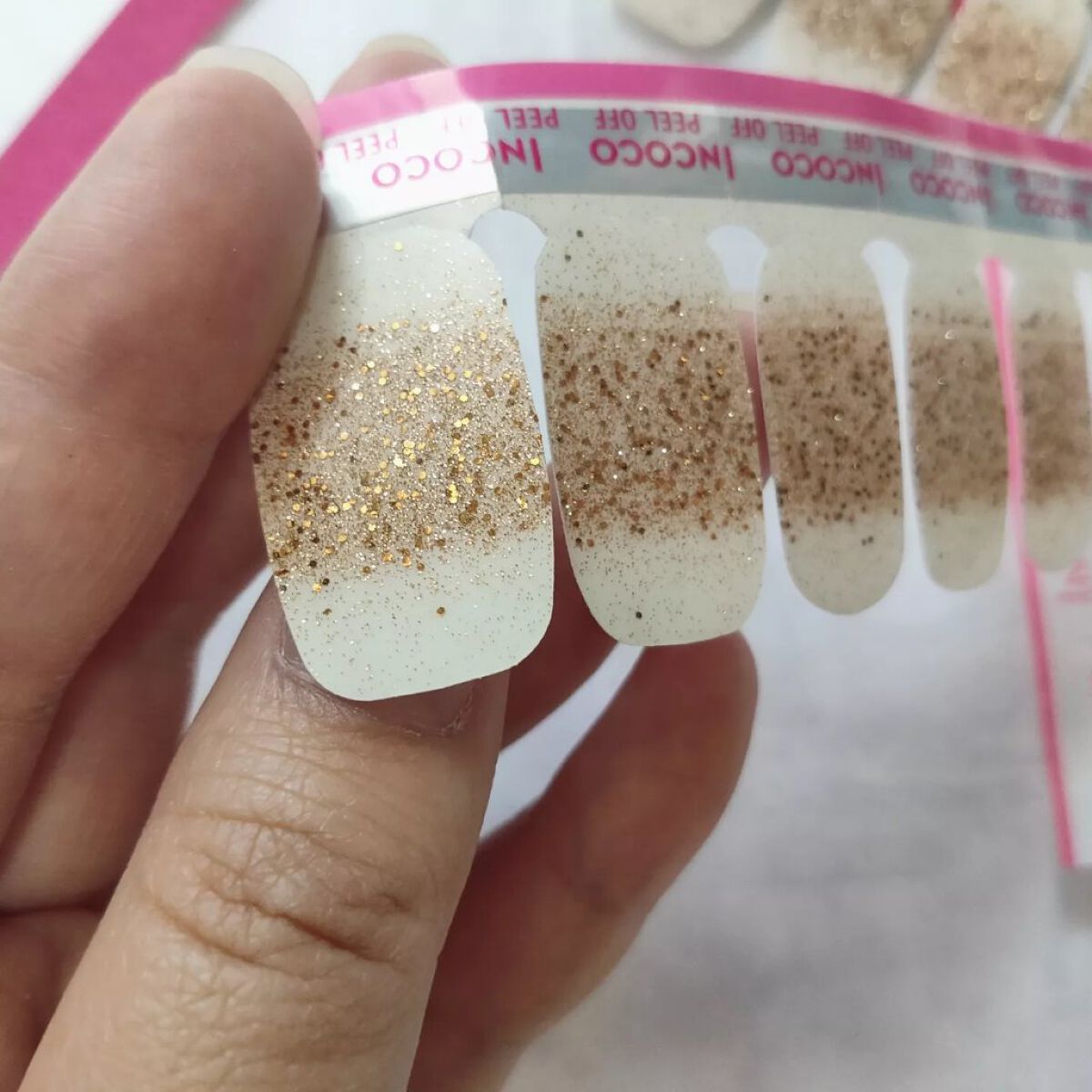 INCOCO インココ マニキュアシート/インココ/ネイルシールを使ったクチコミ(4枚目)