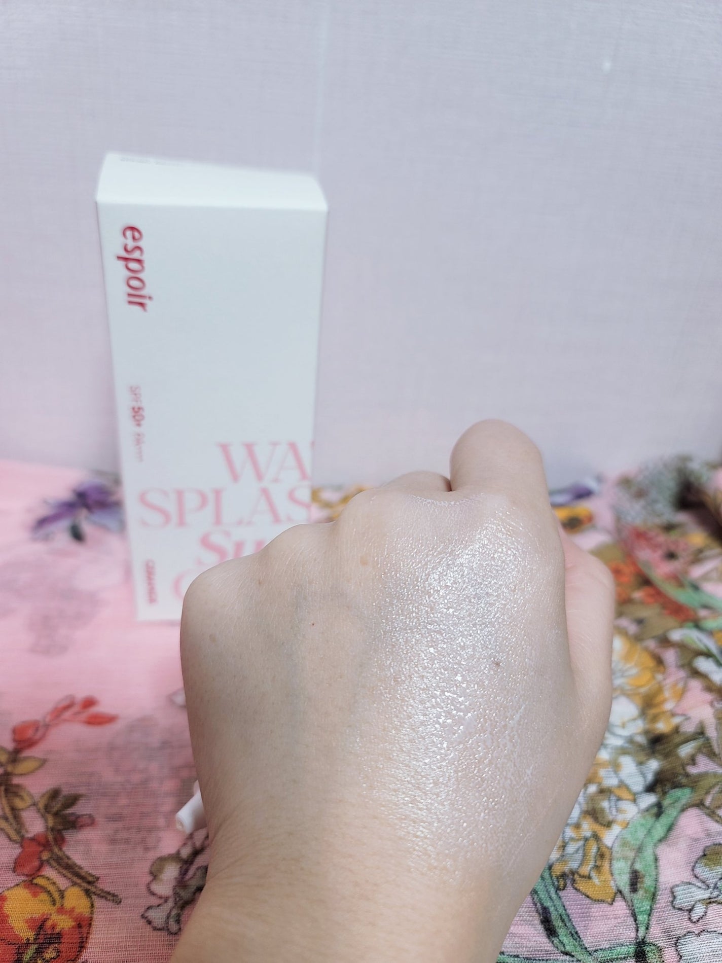 ウォータースプラッシュサンクリーム セラミド/espoir/日焼け止めクリームを使ったクチコミ(3枚目)