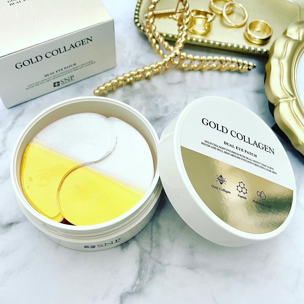GOLD COLLAGEN DUAL EYE PATCH/SNP/アイケア・アイクリームを使ったクチコミ(1枚目)