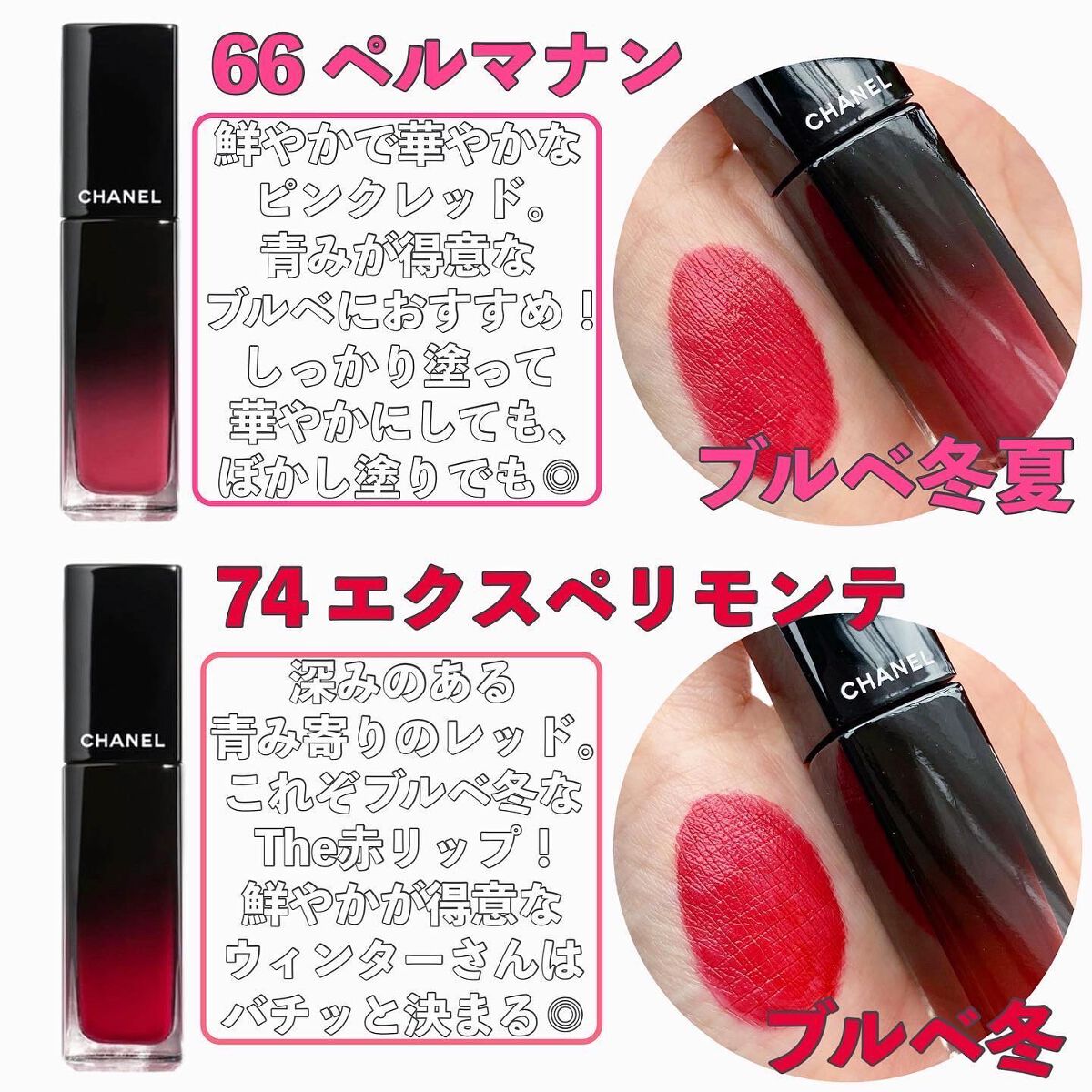 ルージュ アリュール ラック 新色レビュー】ルージュ アリュール ラック｜CHANELの口コミ