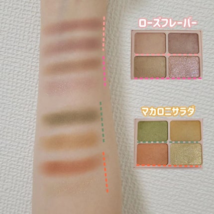 デイジードール アイカラー パレット/DAISY DOLL by MARY QUANT/アイシャドウパレットを使ったクチコミ(2枚目)