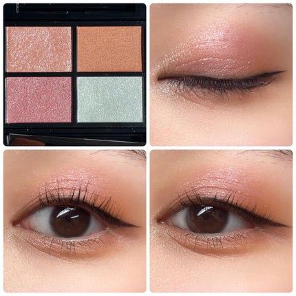 ミネラルクラッシィシャドー モーニングクルーズ(限定)/エトヴォス/アイシャドウパレットを使ったクチコミ(2枚目)