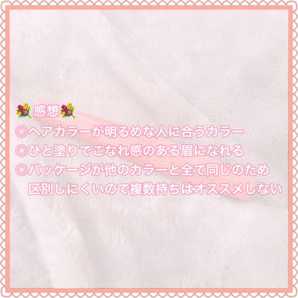 フィルム眉カラー/デジャヴュ/眉マスカラを使ったクチコミ(5枚目)