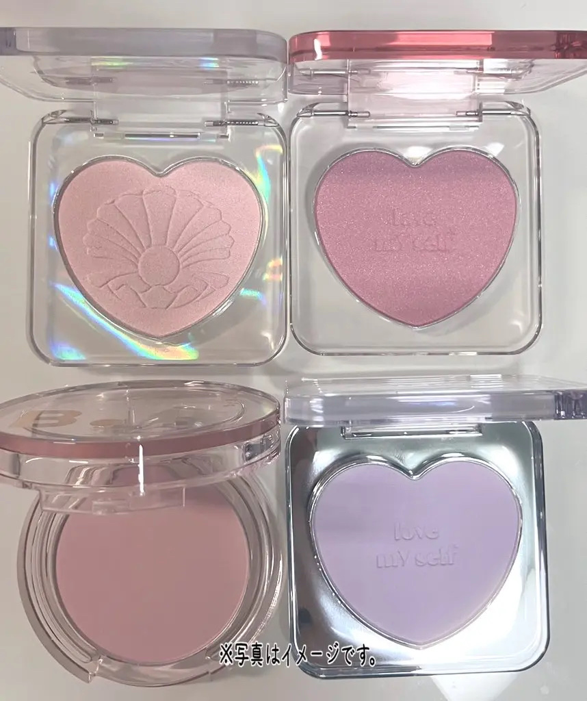 ハートポップブラッシャー ピンクアブー/ETUDE/パウダーチークを使ったクチコミ（2枚目）