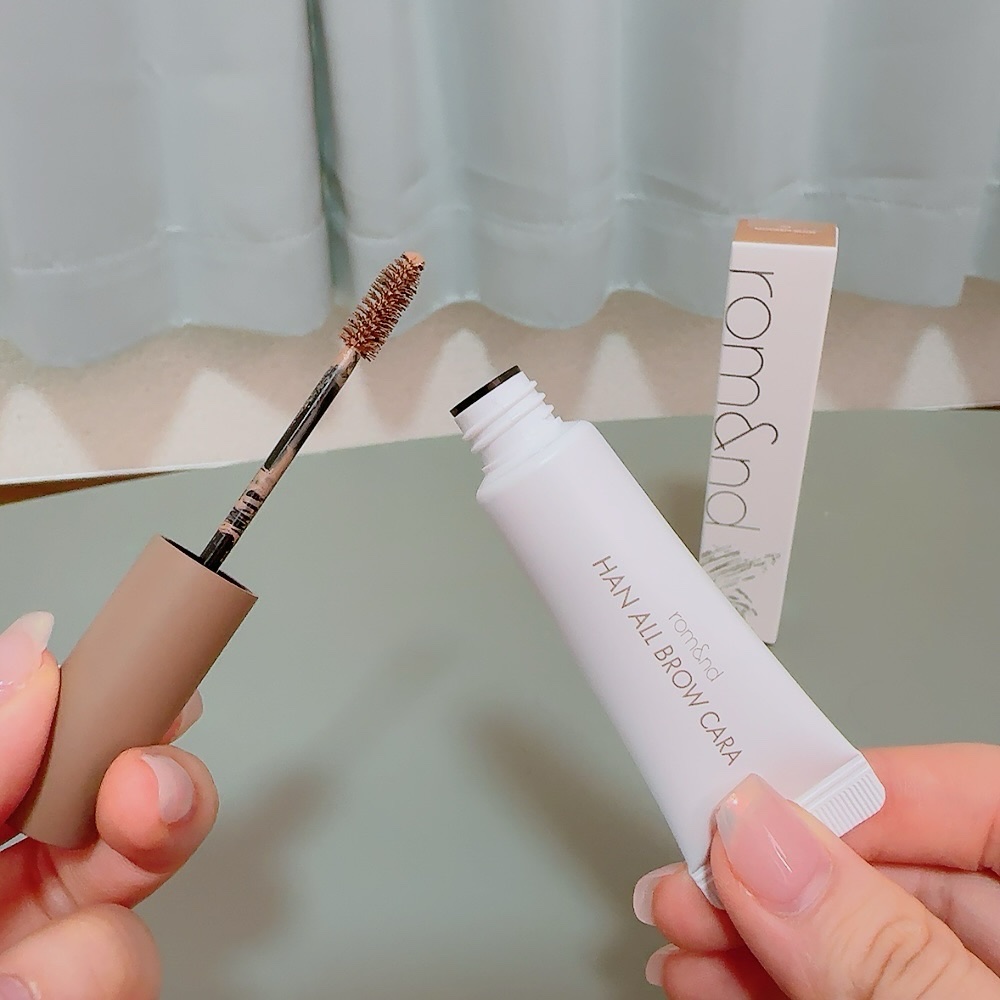 ハンオールブロウカラ/rom&nd/眉マスカラを使ったクチコミ（2枚目）