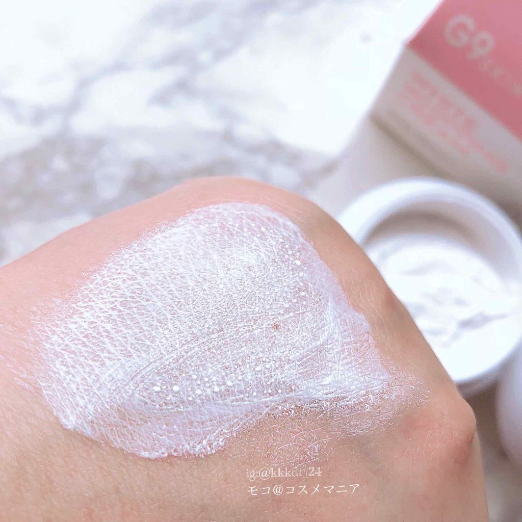 G9SKIN WHITE WHIPPING CREAM(ウユクリーム)のクチコミ「G9SKINのホワイトホイッピングクリームをお試しさせていただきました😊




CCファンデ.....」（3枚目）