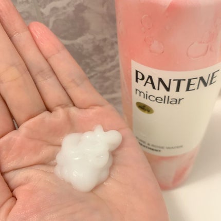 PRO-V ミセラー ピュア&ローズウォーター ノンシリコンシャンプー/トリートメント/パンテーン/市販シャンプーを使ったクチコミ(4枚目)