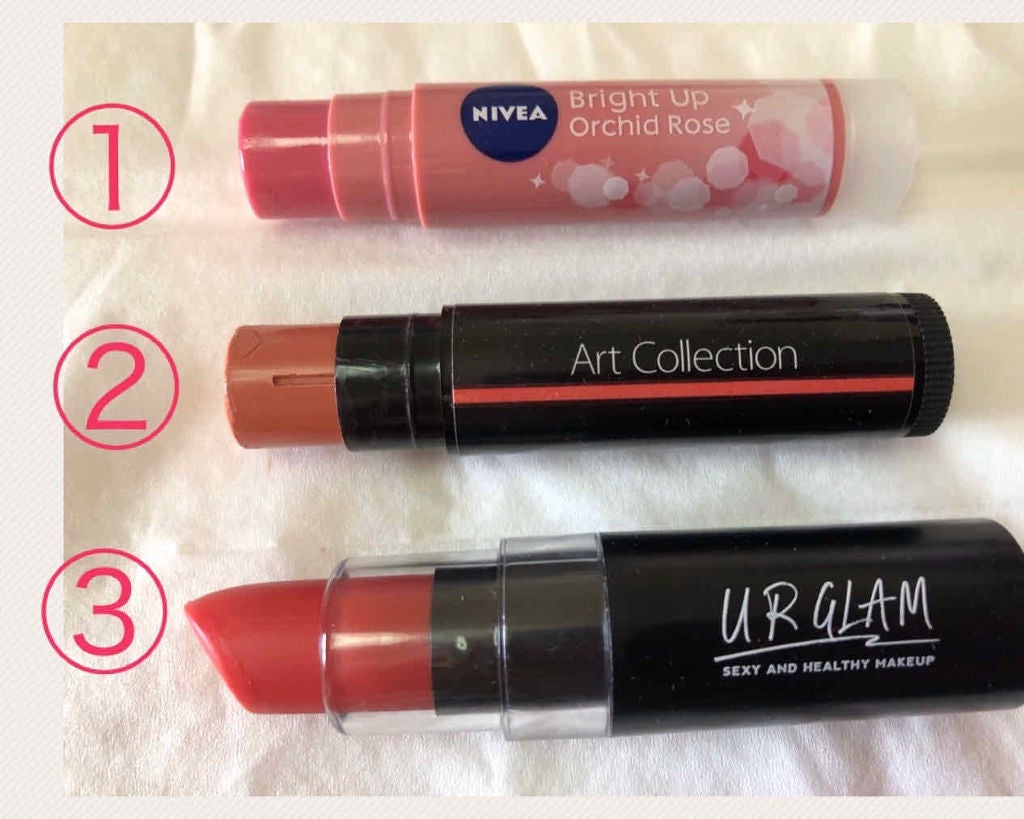 モイストピュアカラーリップ/ニベア/リップクリームを使ったクチコミ(1枚目)