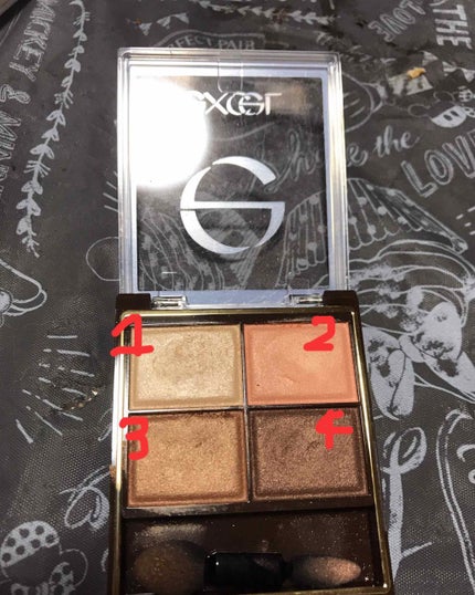スキニーリッチシャドウ/excel/アイシャドウパレットを使ったクチコミ(1枚目)
