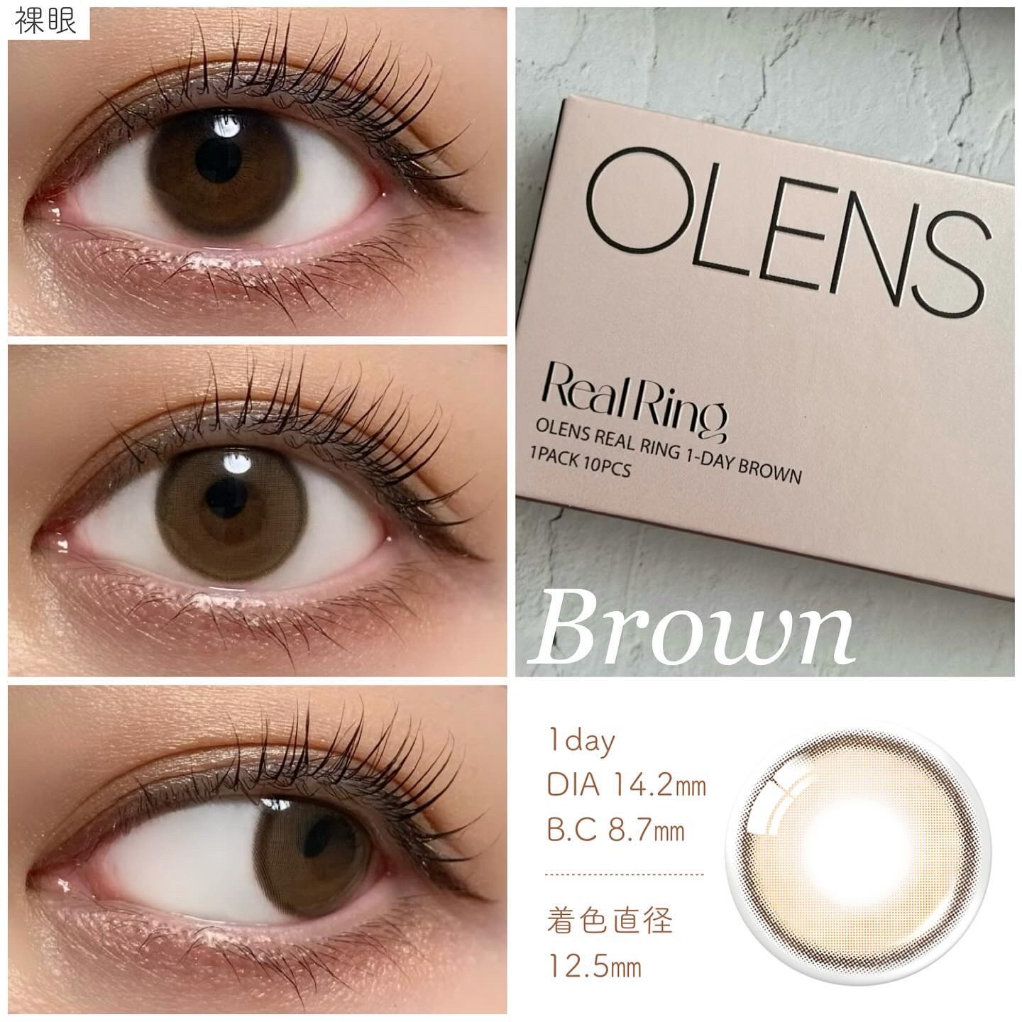 Real Ring 1day/OLENS/ワンデー（１DAY）カラコンを使ったクチコミ（2枚目）