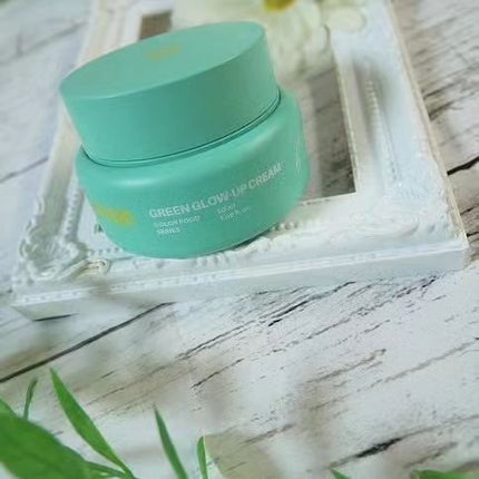 カラーフードシリーズグリーングロウアップクリーム/Tovegan/フェイスクリームを使ったクチコミ(4枚目)