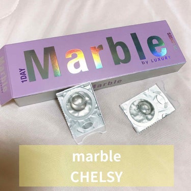 Marble by LUXURY(マーブルバイラグジュアリー）1day CHELSY（チェルシー）/Marble by LUXURY/ワンデー（１DAY）カラコンを使ったクチコミ（1枚目）