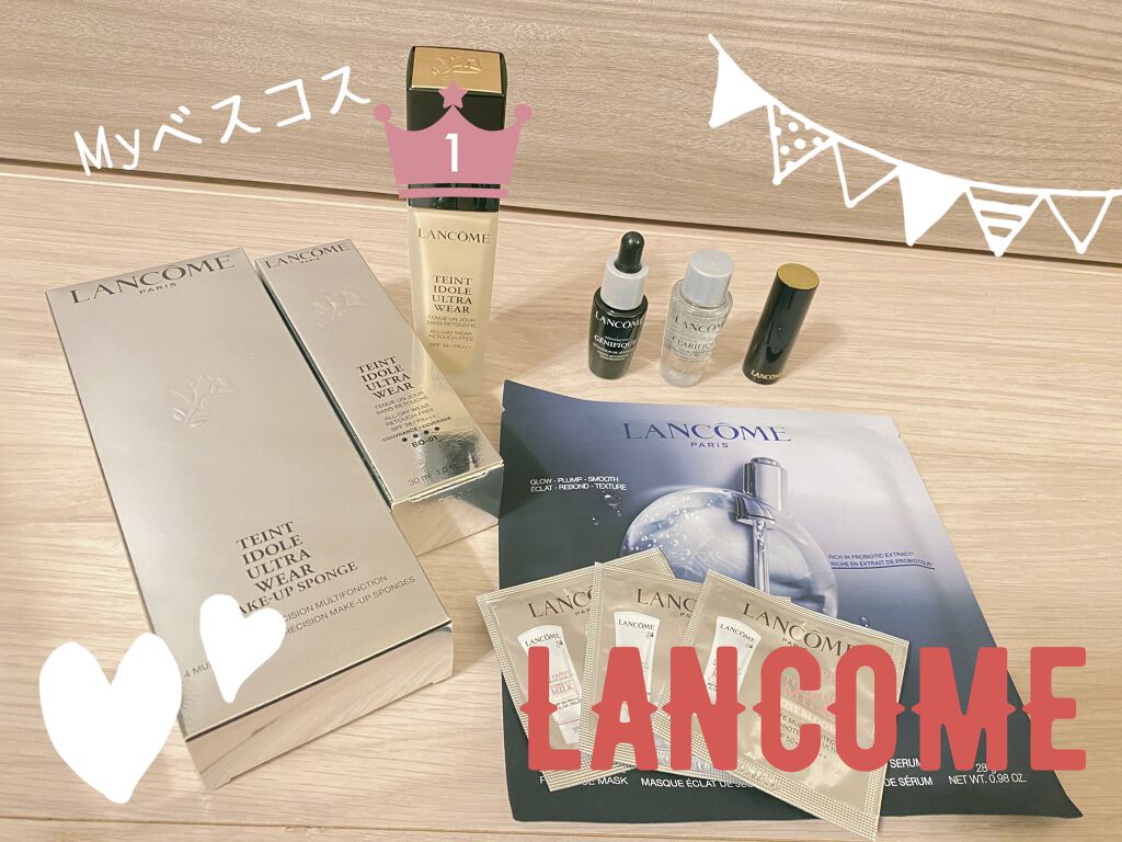 タンイドル ウルトラ ウェア リキッド/LANCOME/リキッドファンデーションを使ったクチコミ（1枚目）