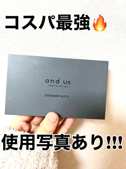 アイシャドウパレット/and us/アイシャドウパレットを使ったクチコミ(1枚目)
