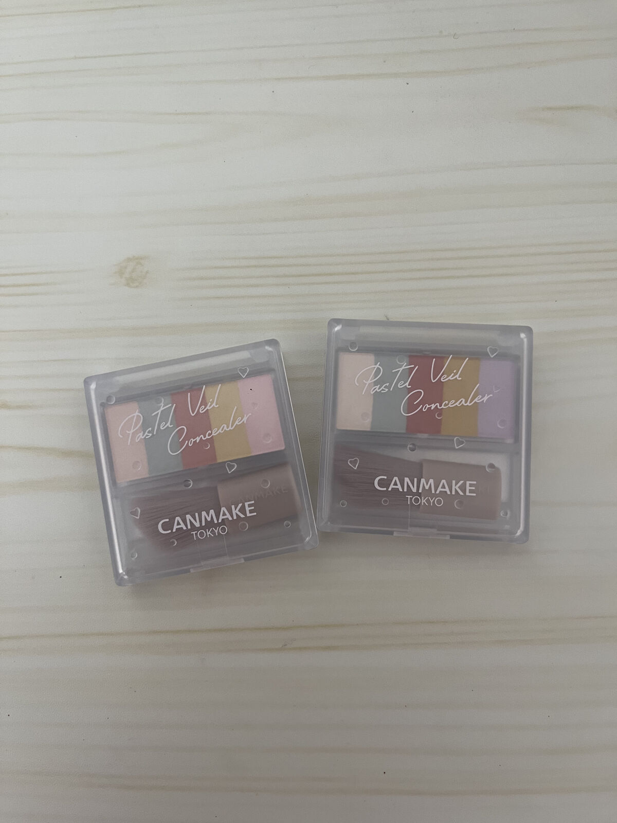 パステルヴェールコンシーラー/キャンメイク/パレットコンシーラーを使ったクチコミ（1枚目）