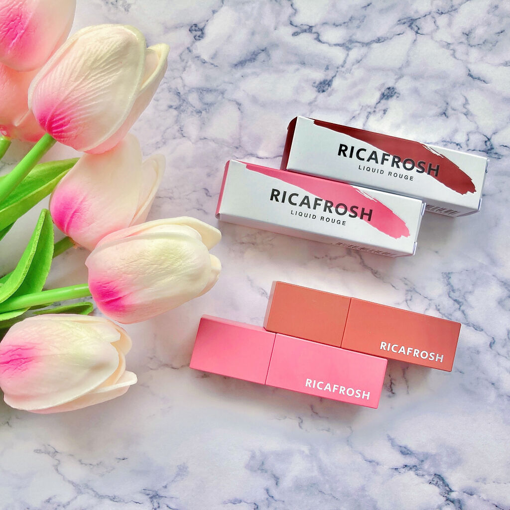 ジューシーリブティント/RICAFROSH/リップティントを使ったクチコミ（2枚目）