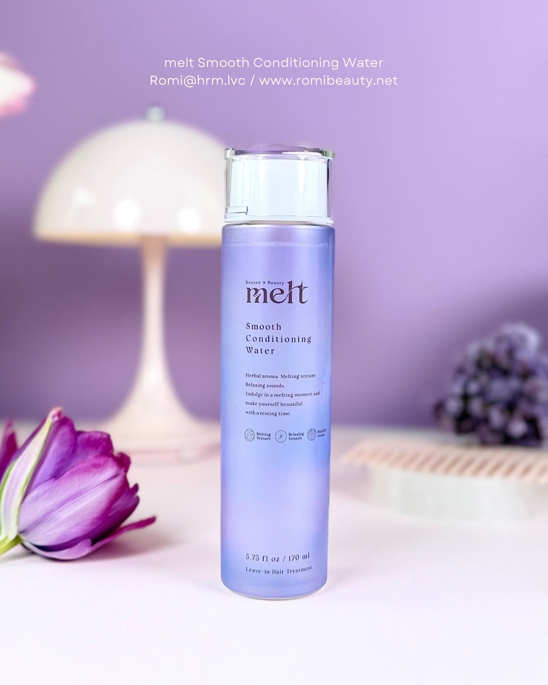 スムース コンディショニング ウォーター/melt/アウトバストリートメントを使ったクチコミ(1枚目)