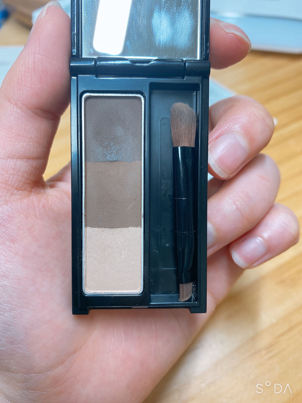 ケイト デザイニングアイブロウ3D/KATE/パウダーアイブロウを使ったクチコミ（2枚目）