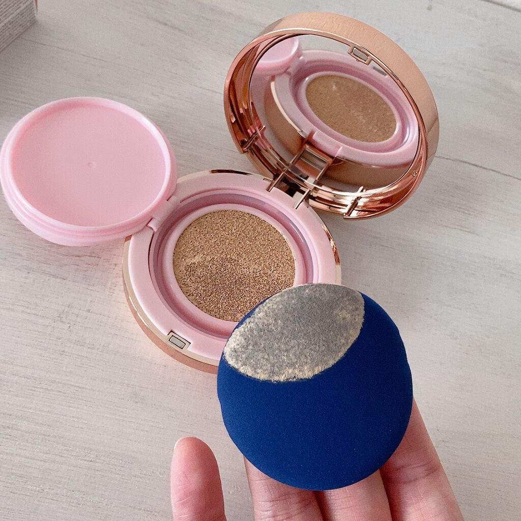 ピンクティーツリーカバークッション/APLIN/クッションファンデーションを使ったクチコミ(4枚目)