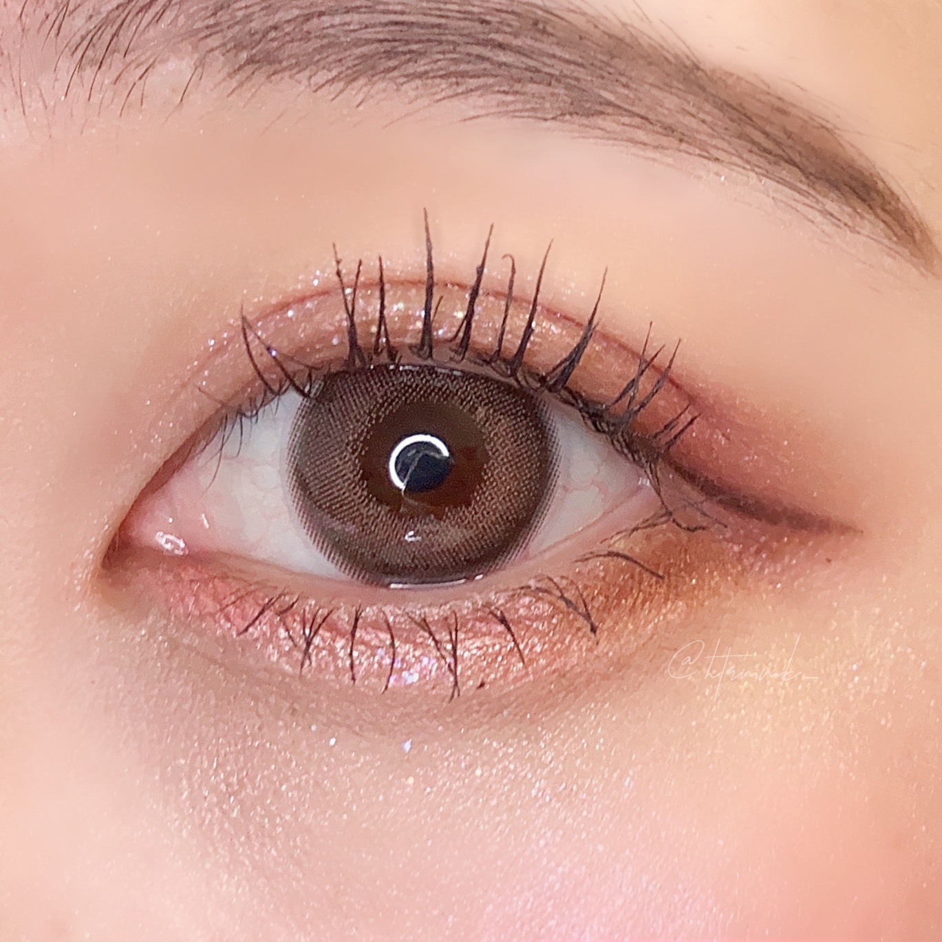 グリッツアイライナー 03 CORAL DROP/HOLIKA HOLIKA/リキッドアイライナーを使ったクチコミ（2枚目）