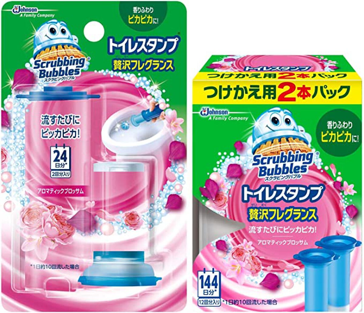 スクラビングバブル トイレスタンプ 贅沢フレグランス / ジョンソン