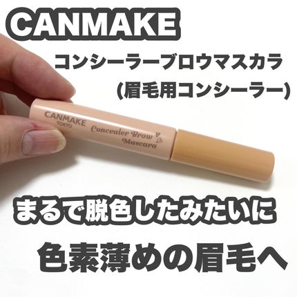 コンシーラーブロウマスカラ/キャンメイク/その他アイブロウを使ったクチコミ(6枚目)