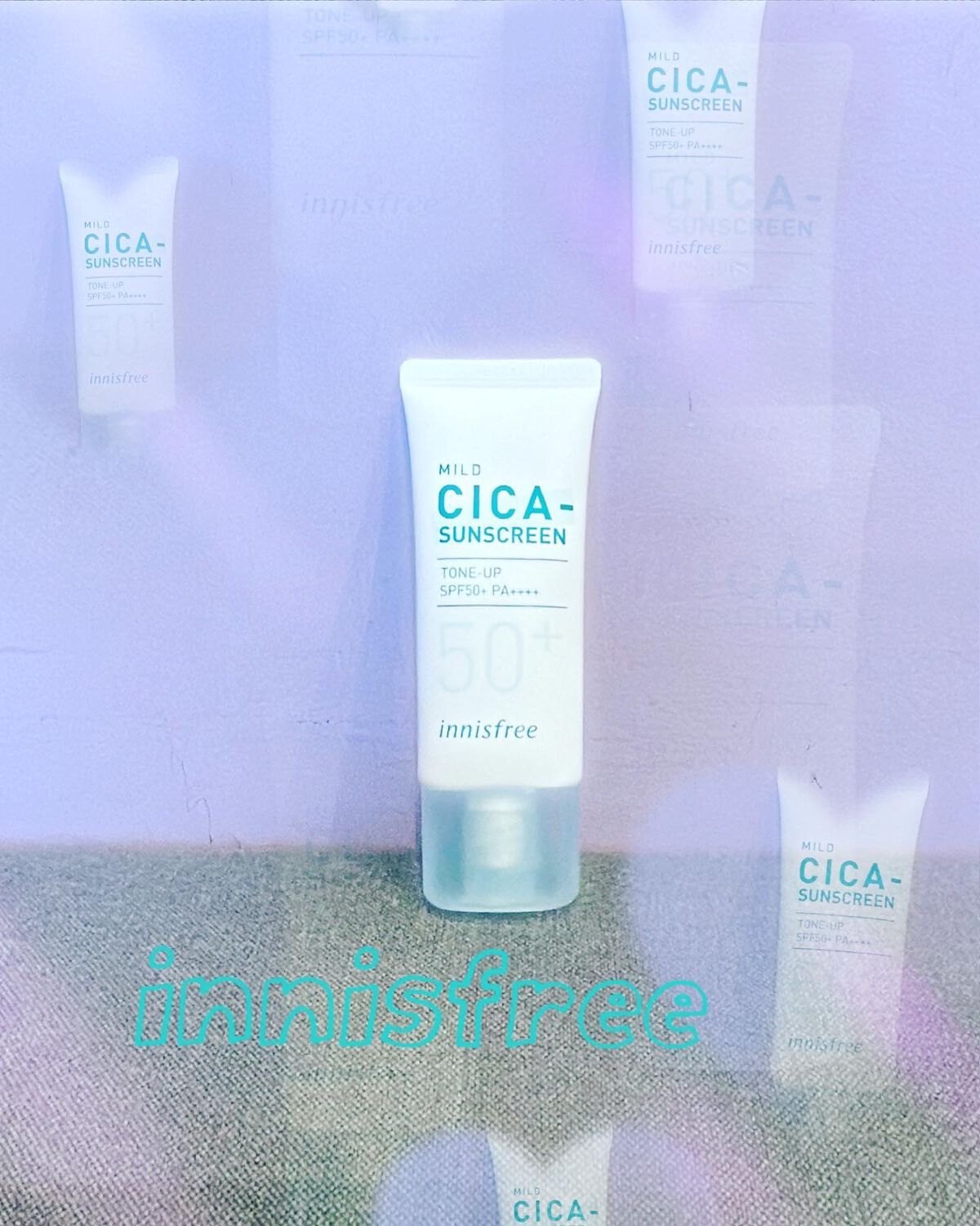 マイルド シカ サンスクリーン SPF50+ / PA++++/innisfree/日焼け止めクリームを使ったクチコミ(1枚目)