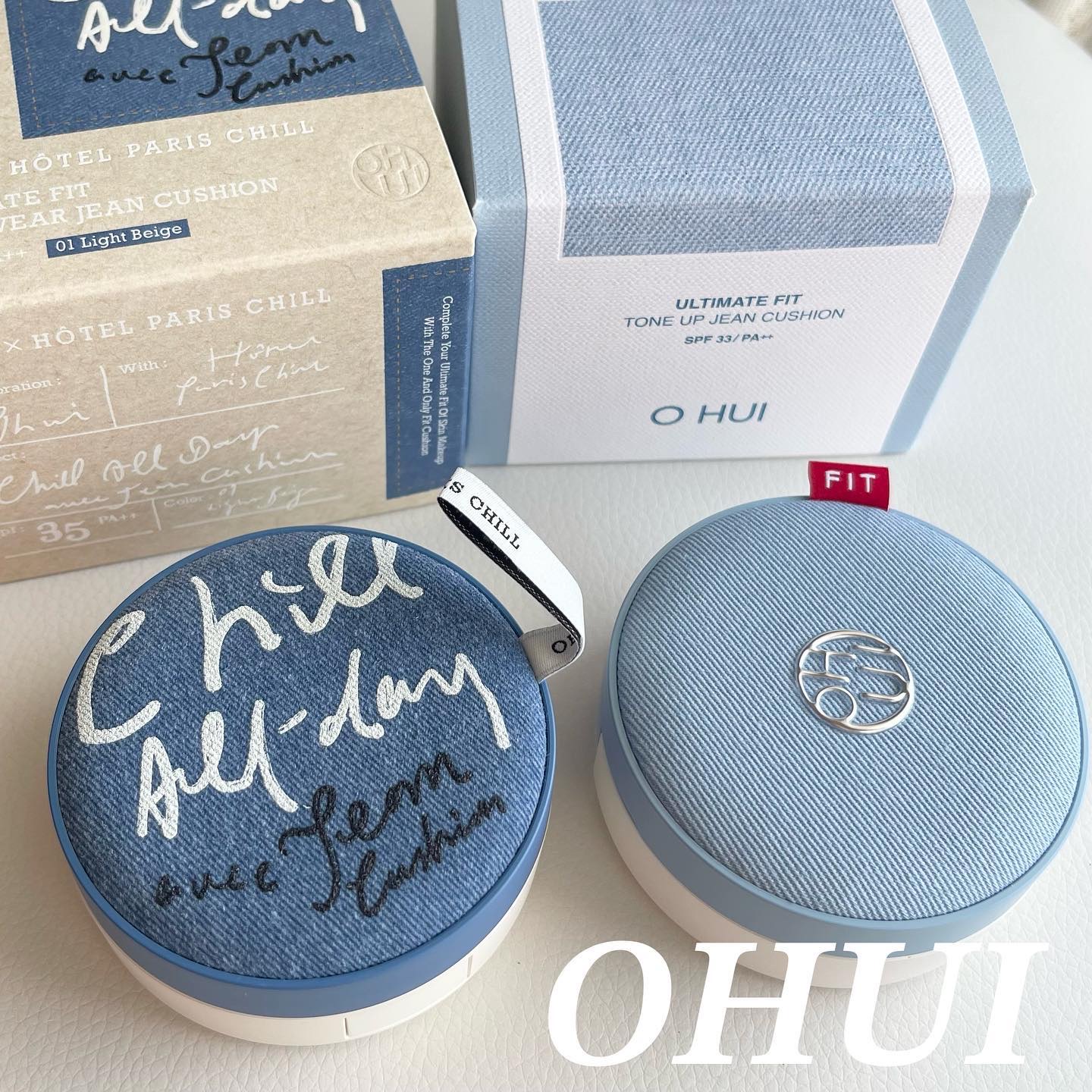 アルティメットフィット トーンアップデニムクッション/OHUI/クッションファンデーションを使ったクチコミ（1枚目）