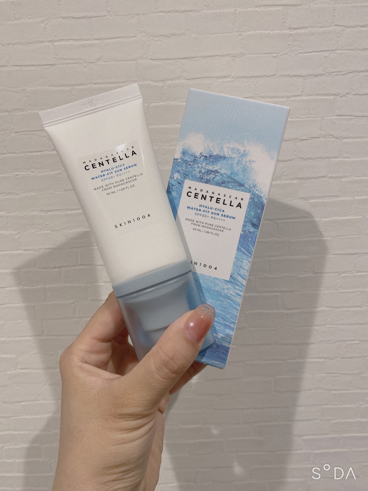 ヒアルーシカ ウォーターフィット サンセラム/SKIN1004/日焼け止めローションを使ったクチコミ(1枚目)