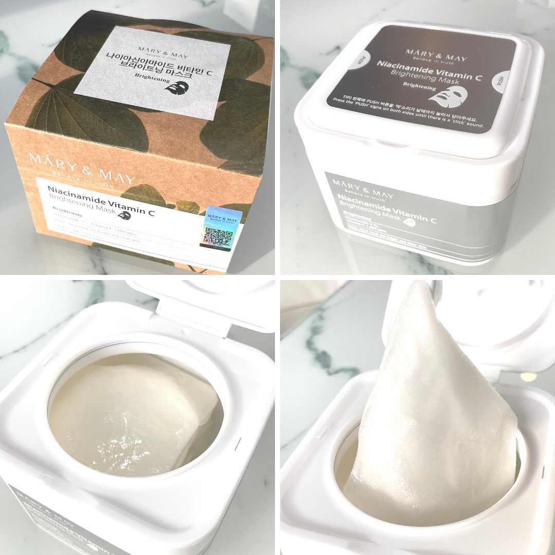 ナイアシンアミドビタミンC ブライトニングマスク/MARY&MAY/シートマスク・パックを使ったクチコミ（3枚目）