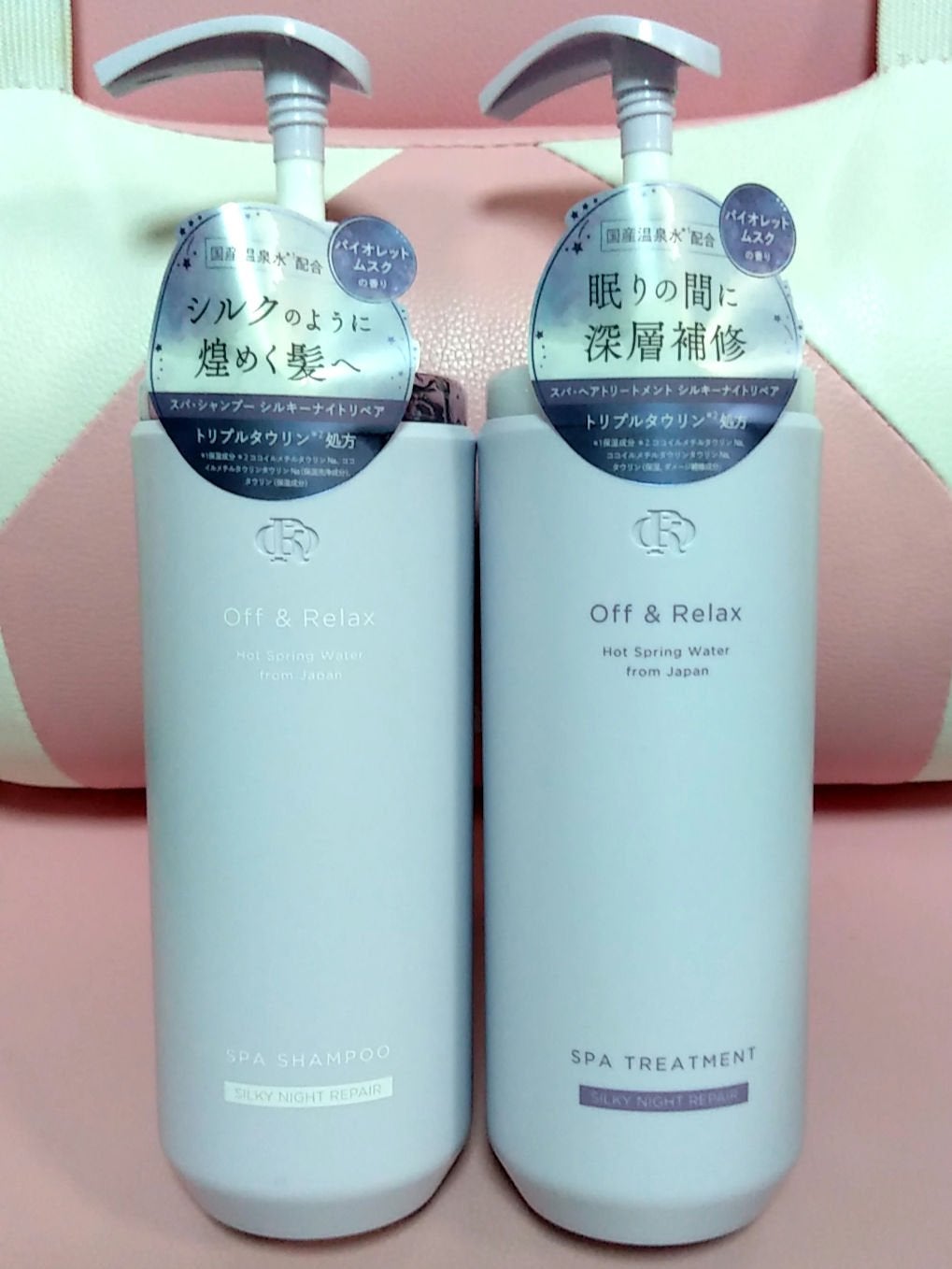 OR スパ・シャンプー/ヘアトリートメント シルキーナイトリペア/Off&Relax/市販シャンプーを使ったクチコミ(3枚目)