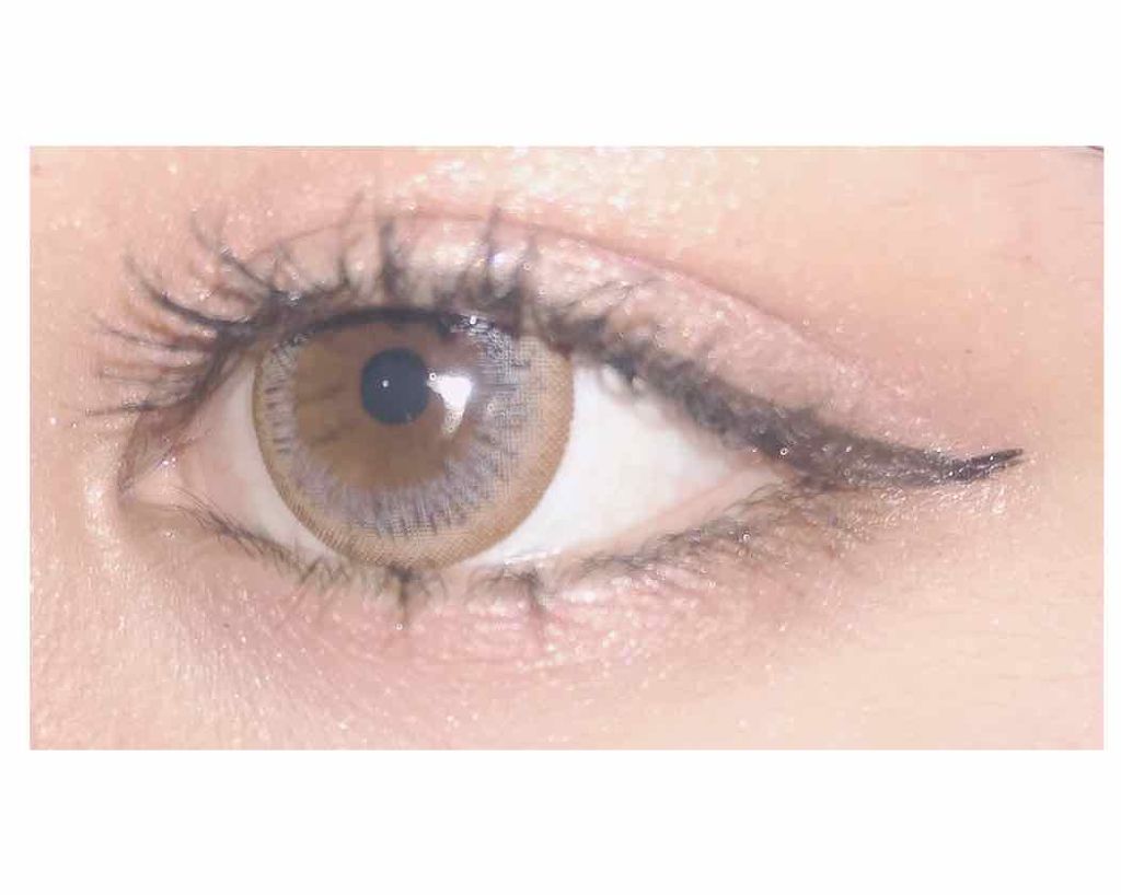eye closet １day SweetSeries "Girly"（アイクローゼットワンデースウィートシリーズ ガーリー） Brown Grege/EYE CLOSET/ワンデー（１DAY）カラコンを使ったクチコミ（1枚目）