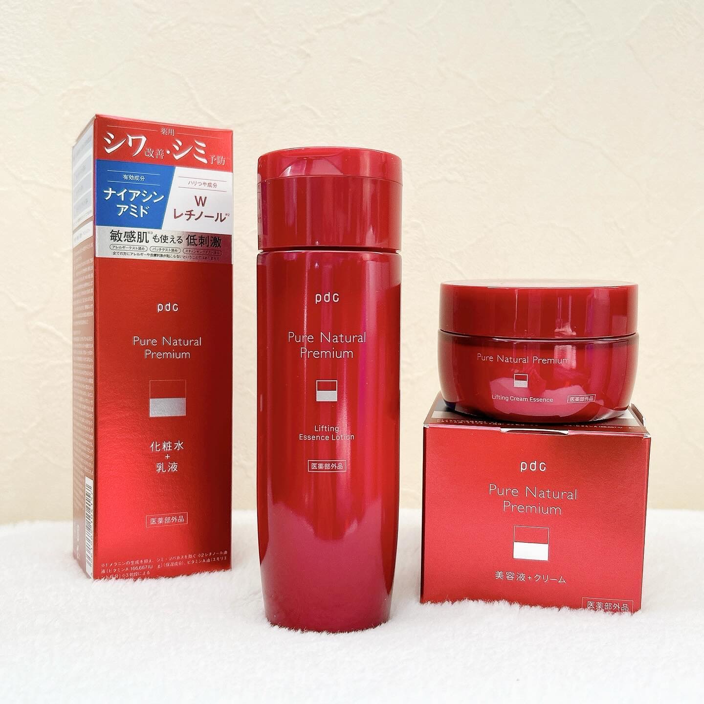 ピュア ナチュラル プレミアム リフティング エッセンスローション【医薬部外品】/pdc/オールインワン化粧品を使ったクチコミ（1枚目）