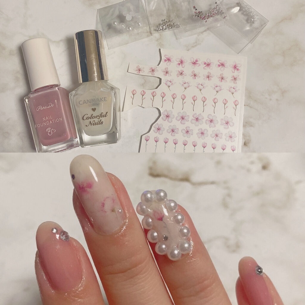 しずくネイルシール/キャンドゥ/ネイルシールを使ったクチコミ（2枚目）