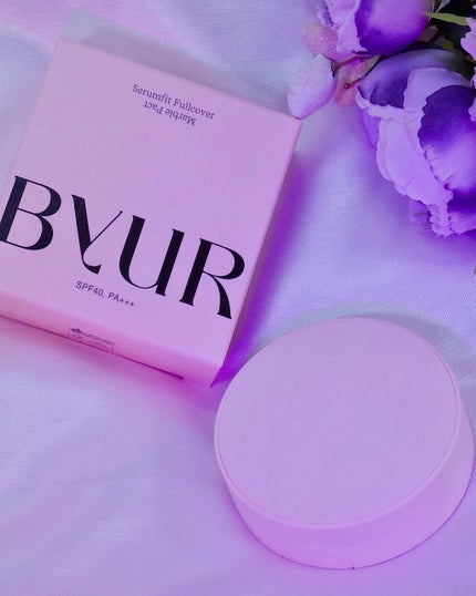 セラムフィット フルカバー マーブルパクト <ファンデーション> 21 ナチュラルベージュ/ByUR/クリーム・エマルジョンファンデーションを使ったクチコミ(1枚目)