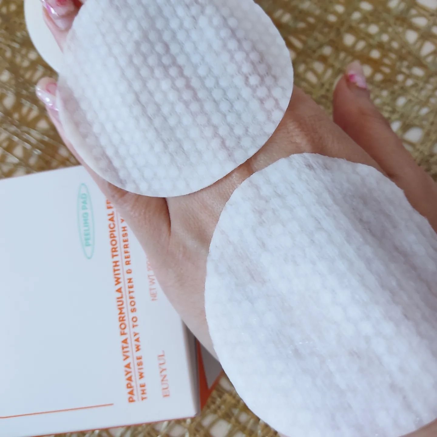 ビタ バランス ワンダー ソフニング ピーリング パッド/EUNYUL/トナーパッドを使ったクチコミ（3枚目）