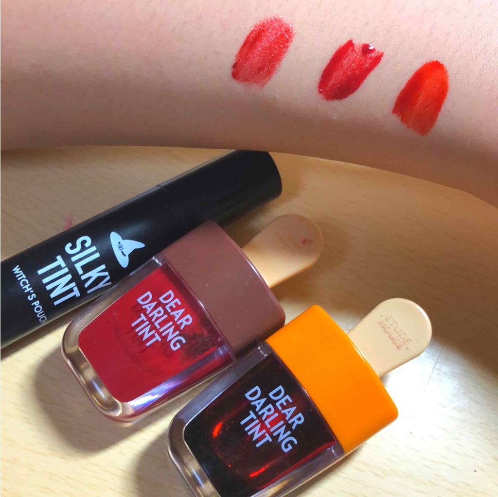 リップティントシロップ/キャンメイク/リップティントを使ったクチコミ（2枚目）