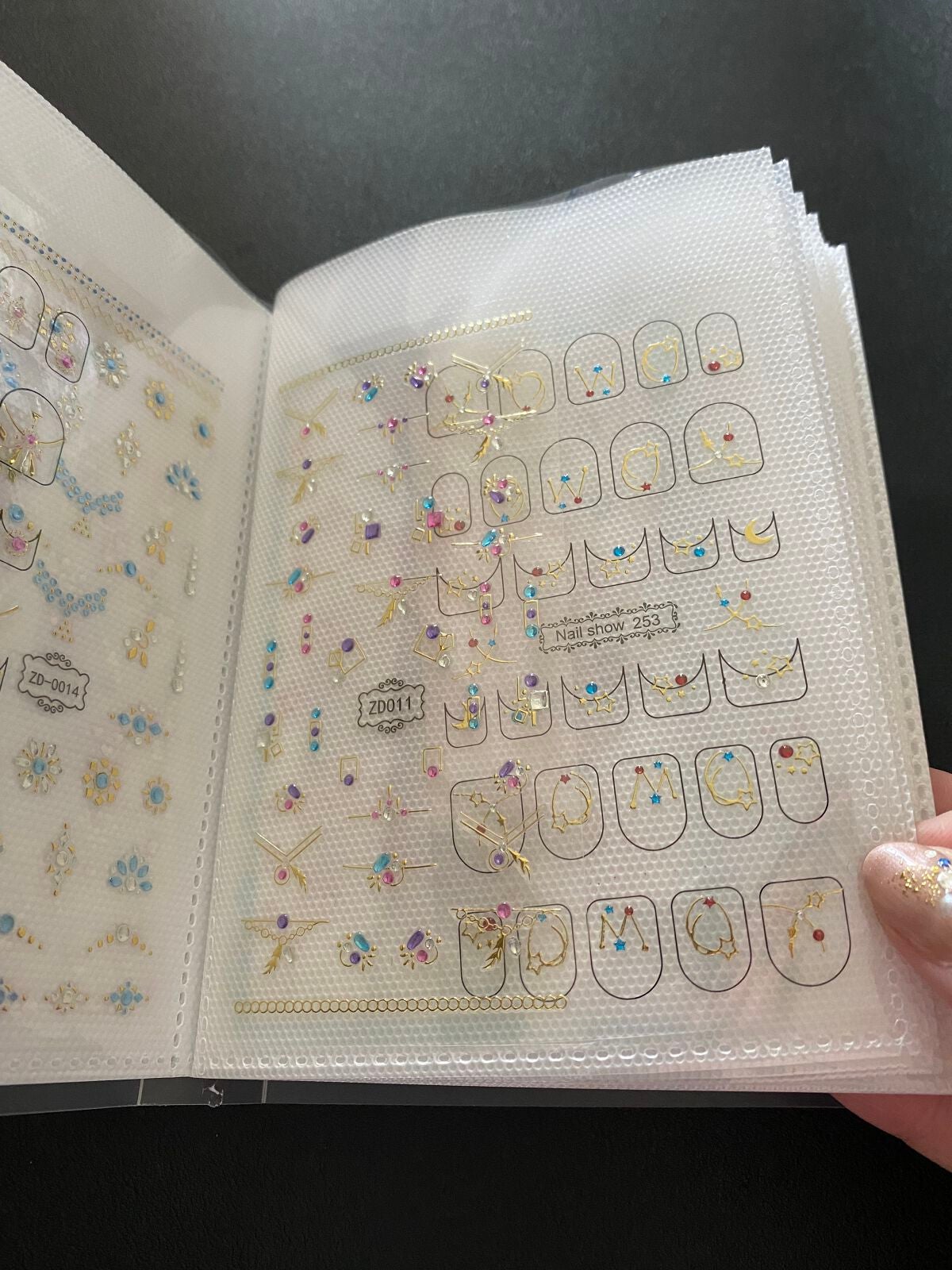 ネイルシール/SHEIN/ネイルシールを使ったクチコミ(4枚目)