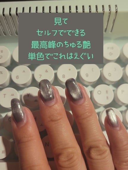 シルクマグネットジェルネイル/inbity/ジェルネイルを使ったクチコミ(1枚目)