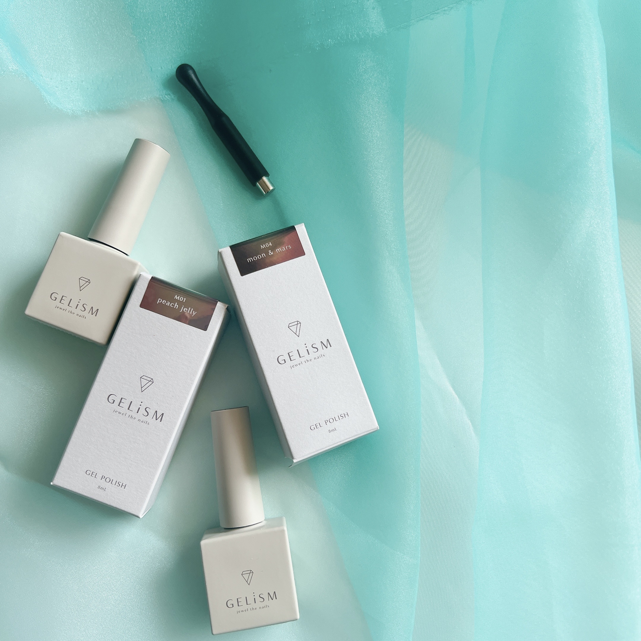 GELiSM (ジェリズム) M04 moon&mars/D-UP/ジェルネイルを使ったクチコミ（2枚目）