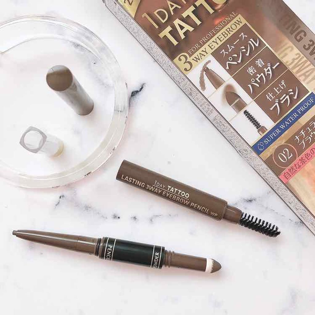 ラスティングスリーウェイアイブロウペンシルWP/K-パレット/アイブロウペンシルを使ったクチコミ(1枚目)